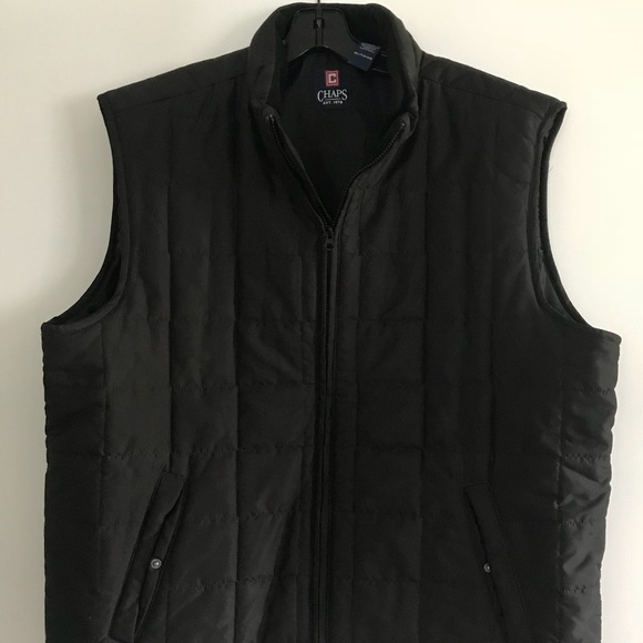 Chaps Black Vest - XL - Picture 1 of 4